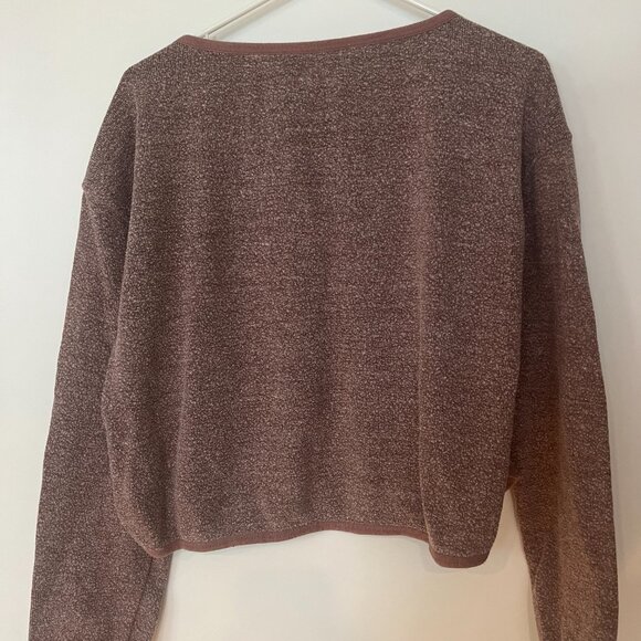 Urban Outfitters BDG Foster Brushed Notch Neck Top - size S/P - Picture 7 of 7